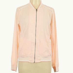 Merona peach bomber light weight jacket